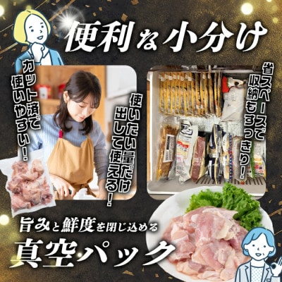 鹿児島県産若鶏もも肉切身 計2.5kg(250g×10P)