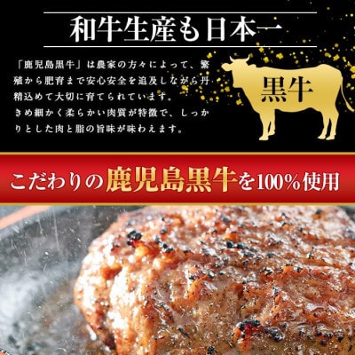 A4・A5等級　鹿児島県産 黒毛和牛100%　極上手ごねハンバーグ(計1.5kg/150g×10)