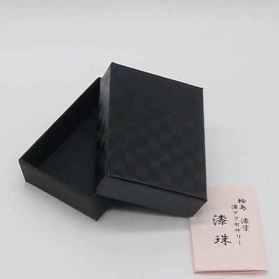 輪島うるし塗　Y字ネックレス　サクラ(ピンク)