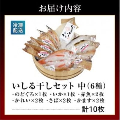 【復興支援】いしる干し(干物、冷凍)セット(中)