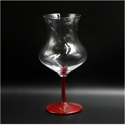 【復興支援】咲グラス 輪島 漆加飾 エディション 《朱色》