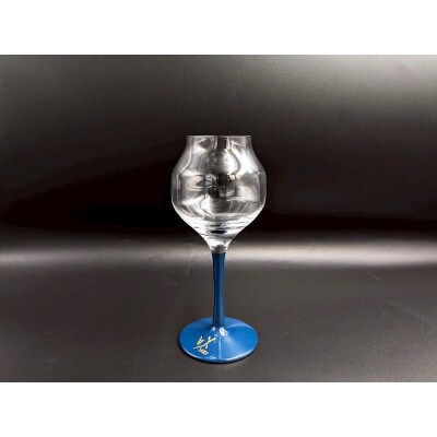 【復興支援】蕾グラス 輪島 漆加飾 エディション 《ロイヤルブルー》