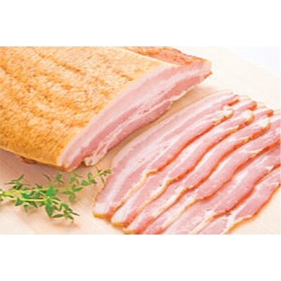 【春日部工場直送】埼玉県産豚:ベーコン・ブロック(約500g)