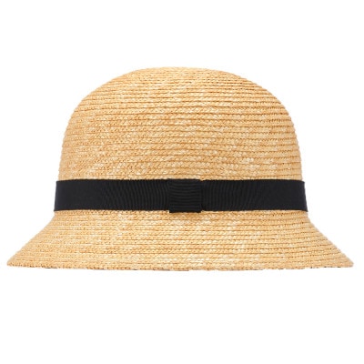 春日部市伝統工芸品 田中帽子店　子ども用麦わら帽子　グラン　頭囲48cmUK-H010-GLBK48