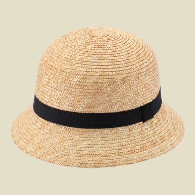 春日部市伝統工芸品 田中帽子店　子ども用麦わら帽子　グラン　頭囲54cmUK-H010-GLBK54