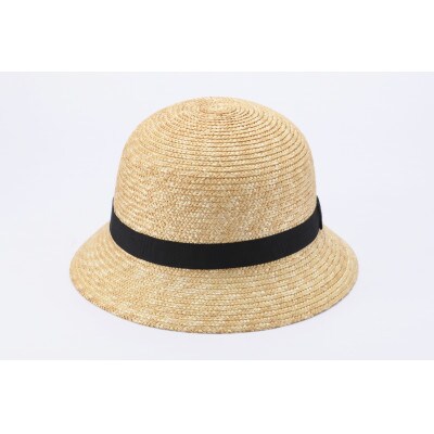 春日部市伝統工芸品 田中帽子店　子ども用麦わら帽子　グラン　頭囲54cmUK-H010-GLBK54