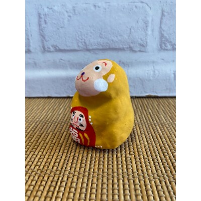 達磨抱き申(さる)手作り張子人形