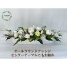 プリザーブドフラワーアレンジ【プレジール/ピュアグリーン】　シュガーパイン