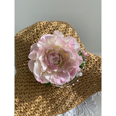 シュガーパインの【コサージュ・アジサイ 菖蒲色/ルル ピンク　2個セット】春日部市