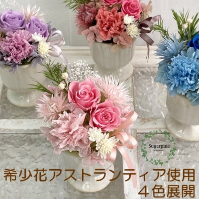 プリザーブドフラワーアレンジ【リル/ミルキーピンク】春日部市 シュガーパイン