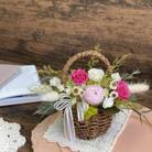 プリザーブドフラワーアレンジ【コロレ/ピンク】春日部市 シュガーパイン