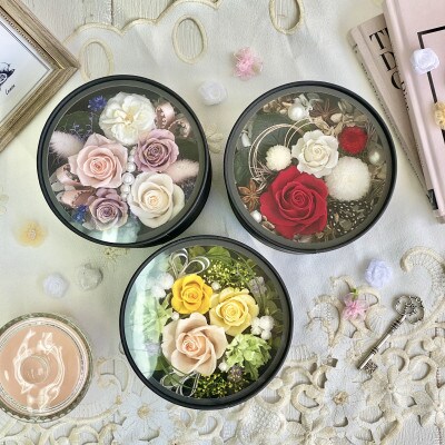 プリザーブドフラワーアレンジ【ロゼッタ】春日部市 シュガーパイン