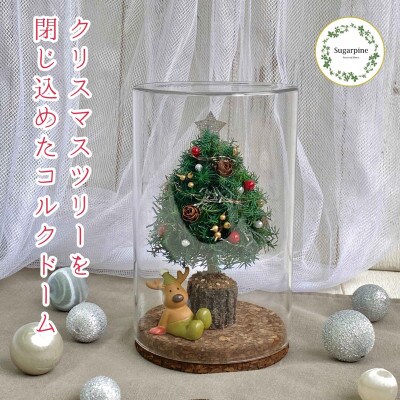 プリザーブドフラワーアレンジ【レンヌ】春日部市 シュガーパイン