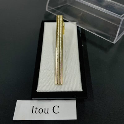 ダイヤカット　ネクタイピン　Itou C