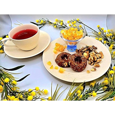 【オレンジ&チョコスパイス】ライ麦ココナッツクッキー　20g×6個(計120g)