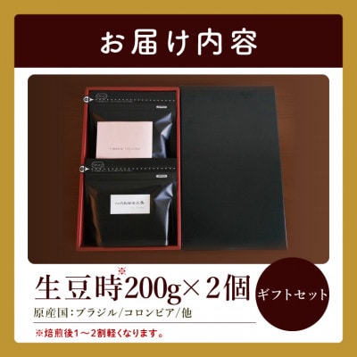 【粉】ダブルローストブレンド 中煎り・浅煎り コーヒーギフトセット　焙煎(DD003)