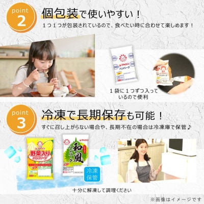 簡単調理!ハンバーグ(36個)チーズ入りハンバーグ　人気おかずをレトルト/インスタントで