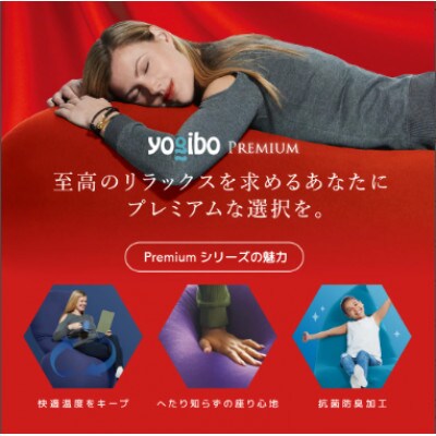 Yogibo Support Rainbow Premium ブライト