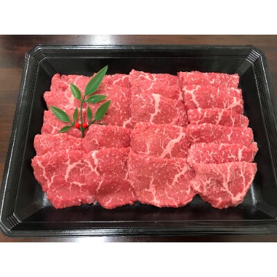北海道産日高牛 ももカルビー焼き肉用　500g