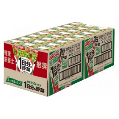 2022年8月発送開始『定期便』1日分の野菜 紙パック 200ml×48本 全12回