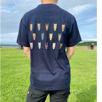 おひぼくTシャツネイビー　Lサイズ