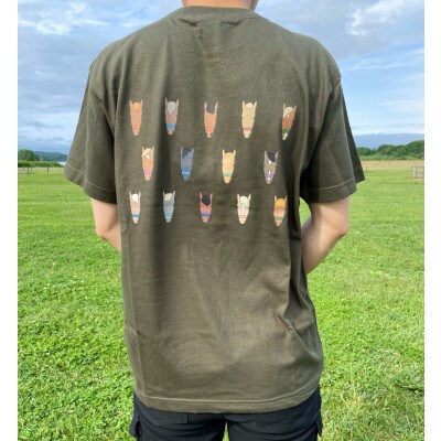 おひぼくTシャツ アーミーグリーン　Mサイズ
