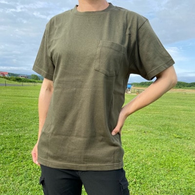 おひぼくTシャツ アーミーグリーン　Mサイズ