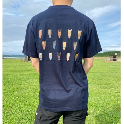 おひぼくTシャツネイビー　Mサイズ