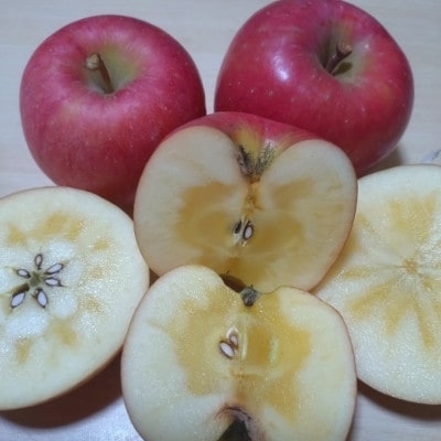 完熟★蜜入り★ こうとく(高徳)りんご　約1.5～1.7kg【S2666】