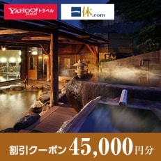 【山形県南陽市】一休.com・Yahoo!トラベル割引クーポン(45,000円分)【S1445】