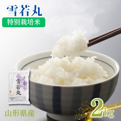 令和6年度産山形県産　特別栽培米　雪若丸2kg(精米)【S1579】