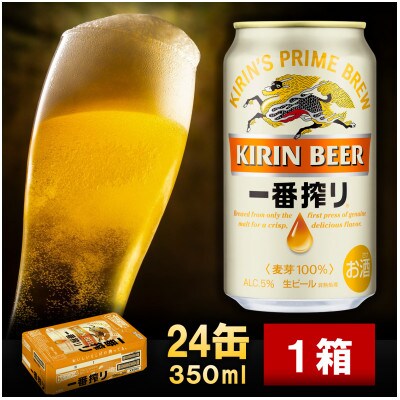2023年9月発送開始『定期便』キリン 一番搾り 350ml×24本(1箱) 12回【S1419】