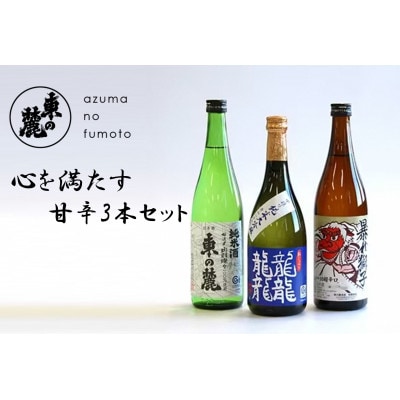 東の麓 甘辛3本セット 龍龍龍龍 (てつ)&東の麓&暴れ獅子 各720ml【S2411】