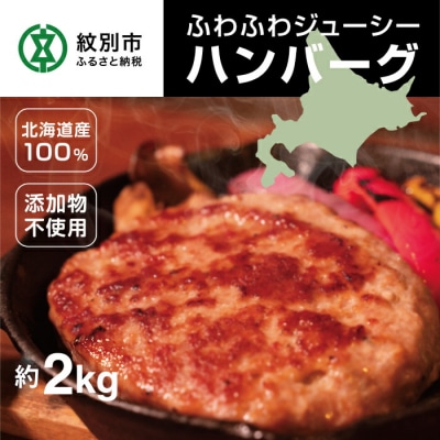 北海道産100%ハンバーグ約200g×10個 約2000g | ふるさと納税のお礼品