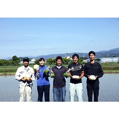 2021年12月発送開始『定期便』旬の野菜と栽培期間中農薬不使用の生姜付き:全6回