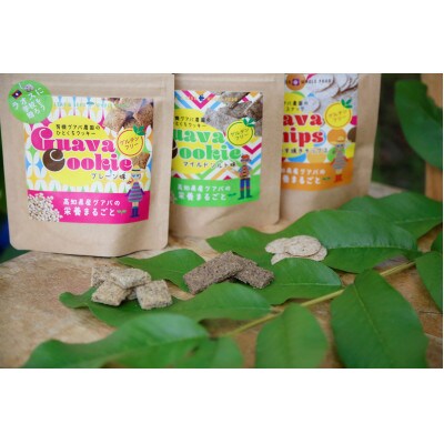 グアバ農園のグルテンフリー3点とグアバ茶セット