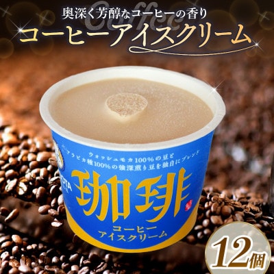久保田食品　コーヒーアイスクリーム　110ml×12個セット