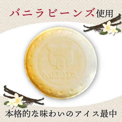 久保田食品　夢中熱中バニラ最中　110ml×20個セット