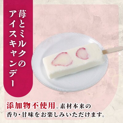 久保田食品　苺とミルクのアイスキャンデー　80ml×20本セット