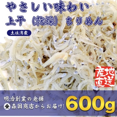 上干(乾燥)ちりめんじゃこ 高知県 土佐湾産600g(300gx2袋)新鮮・鮮度抜群!