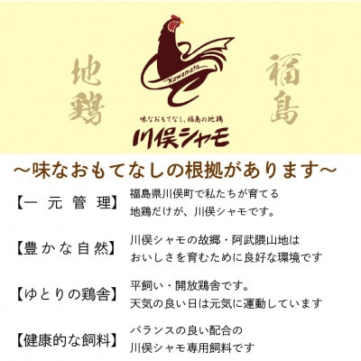 川俣シャモ　ローストチキン約1.1kg