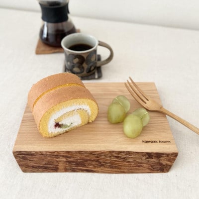 ガラスのような木のお皿「一人膳 八寸」サクラ　Sサイズ　2枚セット