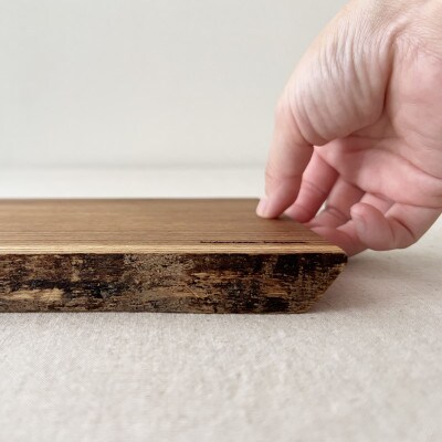 ガラスのような木のお皿「一人膳 八寸」エンジュ　Lサイズ　1枚