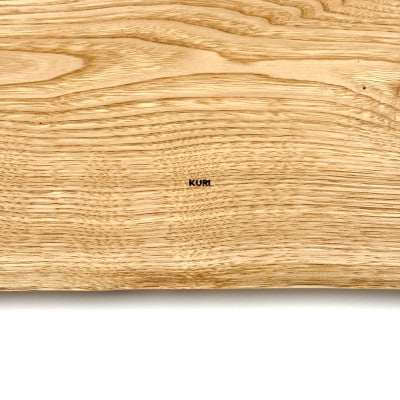 ガラスのような木のお皿「一人膳 八寸」クリ　Mサイズ　2枚セット