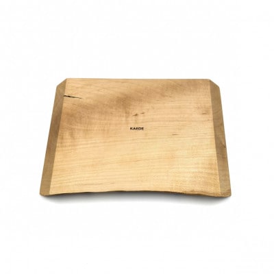 ガラスのような木のお皿「一人膳 八寸」カエデ　Sサイズ　2枚セット