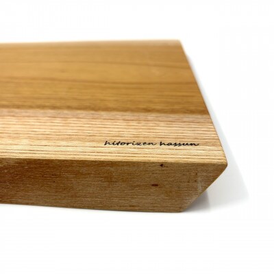 ガラスのような木のお皿「一人膳 八寸」ケヤキ　Lサイズ　1枚