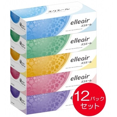 エリエールティシュー　180組5箱×12パック(計60箱) | ふるさと納税のお礼品