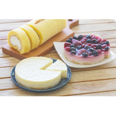 まかいの牧場　まきばのスイーツギフト(ケーキ3種セット)