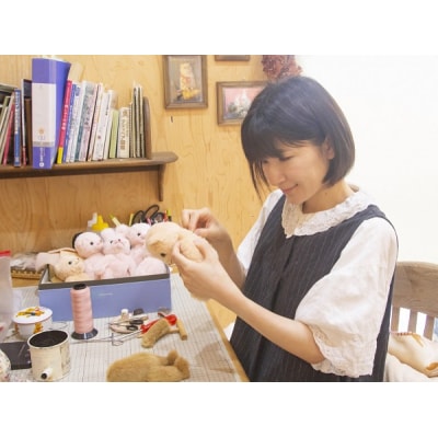 【高級天然素材のテディベア】 アーティスト TeddyBear”LU”