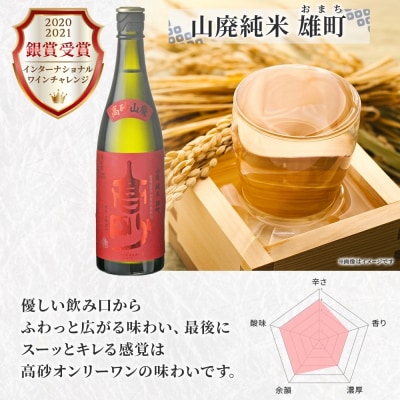 高砂 IWC受賞酒 山廃 辛口2種セット 720ml×各1本